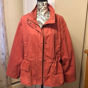 Madewell Utility Jacket Size XL in Pink
